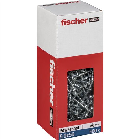 Fischer PowerFast II 5,0x50 SK TX TG blvz 500