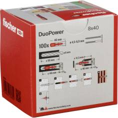 Fischer DUOPOWER 8x40 100 pz. 2