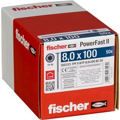 Fischer PowerFast II 8,0x100 TK TX TG blvz 50 2