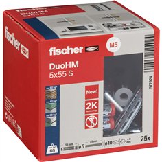 Fischer DuoHM 5x55 S TX 25 pz.
