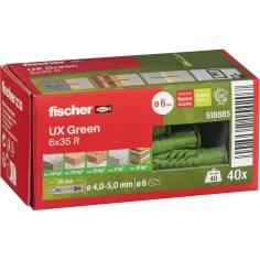 Fischer tassello univ. UX verde 6x35 R