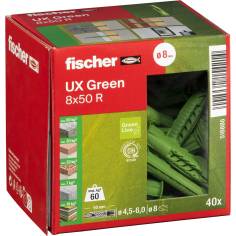 Fischer tassello univ. UX verde 8x50 R