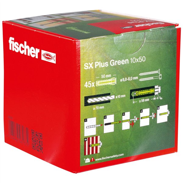 Fischer Tasselli SX Plus verde 10x50