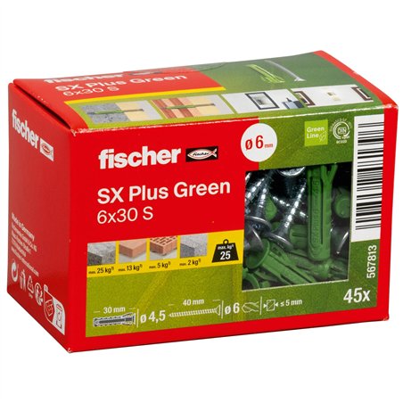 Fischer Tasselli SX Plus verde 6x30 S