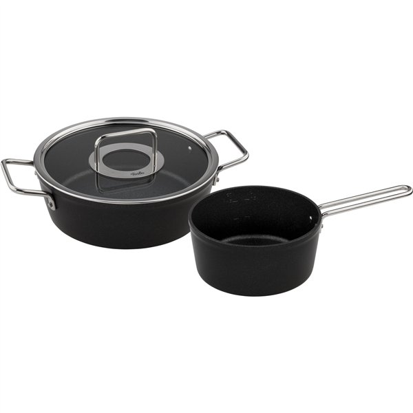 Fissler Adamant set pentola 24cm casseruola con manico 18cm