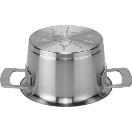 Fissler Phi Collection pentola con coperchio in vetro 16cm