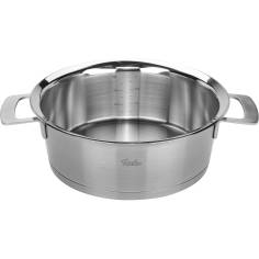 Fissler Phi Collection Braten- topf mit Glasdeckel 24 cm, 3,9L 2