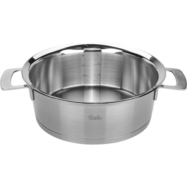 Fissler Phi Collection Braten- topf mit Glasdeckel 24 cm, 3,9L