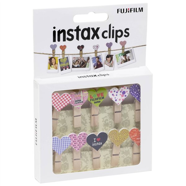 Fujifilm Instax Design Clips 10p.a forma di cuore con magnete