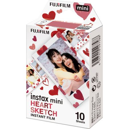 Fujifilm instax mini Film Heart Sketch