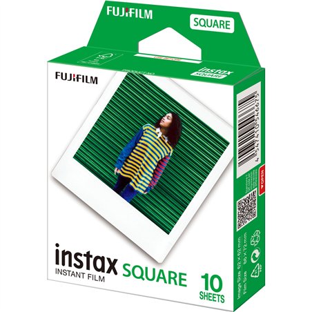 1 Fujifilm Instax Square Film cornice bianca               NEW