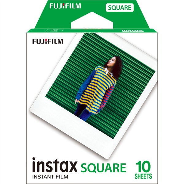 1 Fujifilm Instax Square Film cornice bianca               NEW