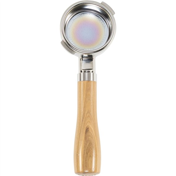 Gaggia Holzsiebträger bodenlos Edelstahl und Eschenholz