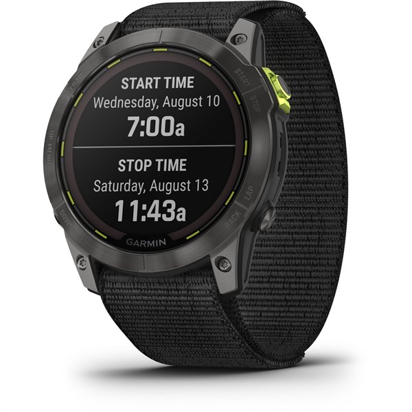 Garmin Enduro 2 Sapphire Solare DLC Titan nero/grigio ardesia