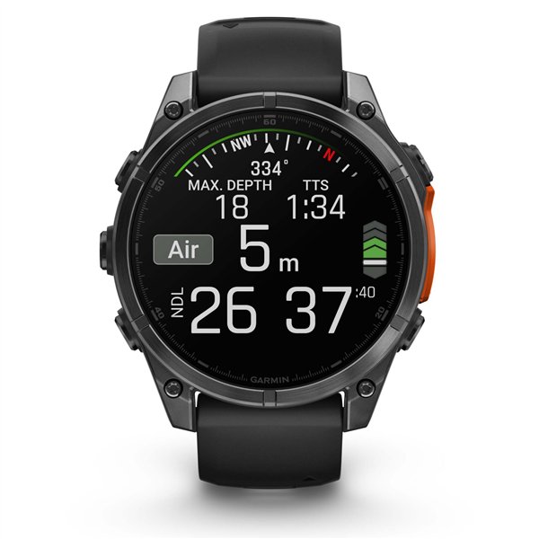 Garmin fenix 8 (47mm) nero/grigio ardesia