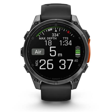 Garmin fenix 8 (47mm) nero/grigio ardesia