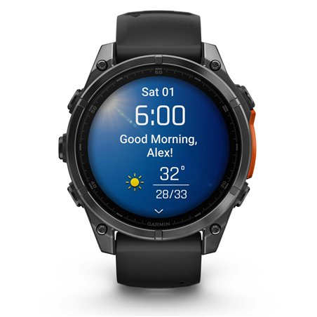 Garmin fenix 8 (47mm) nero/grigio ardesia