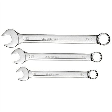 GEDORE red serie chiavi combinate metriche, 17 pezzi
