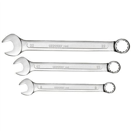 GEDORE red serie chiavi combinate metriche, 21 pezzi