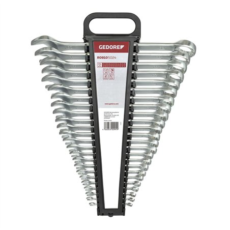 GEDORE red serie chiavi combinate metriche, 24 pezzi