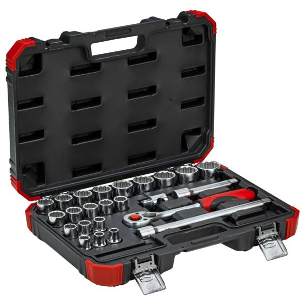 GEDORE red set chiavi a bussola 1/2  24 pz. 12 lati