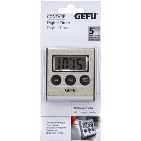 Gefu timer digitale argento