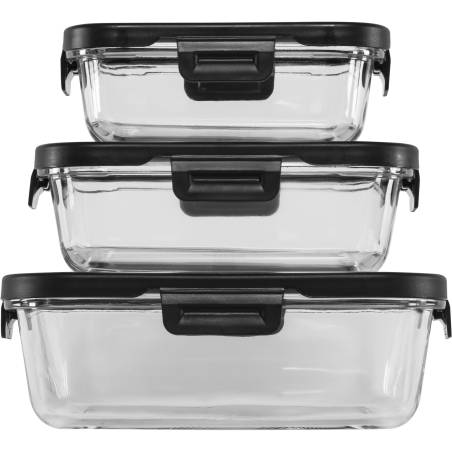 Gefu contenitore per alimenti MILO, 3 pezzi