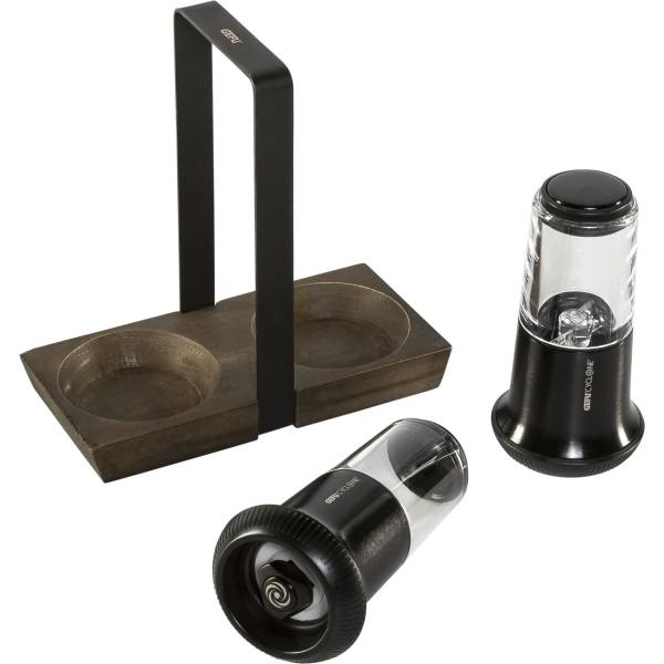 Gefu X-plosion Salz- Pfeffermühl en-Set 11 cm Schwarz