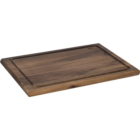 Gefu ENNO tagliere medio c.scanalatura liquidi,legno noce