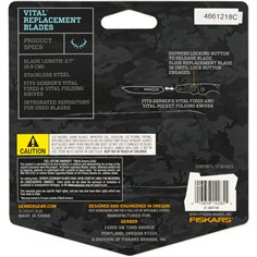 Gerber Vital lame di ricambio per Vital Pocket Folder EAB 2