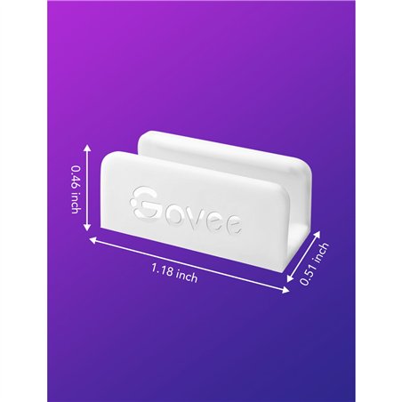 Govee 20x Clips Mounting Bracket for Neon LED strip H61A1 profile
