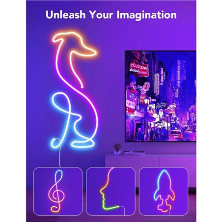 Govee 20x Clips Mounting Bracket for Neon LED strip H61A1 profile