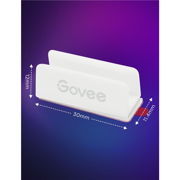 Govee Neon Rope Light 2 Bracket 20 pcs White