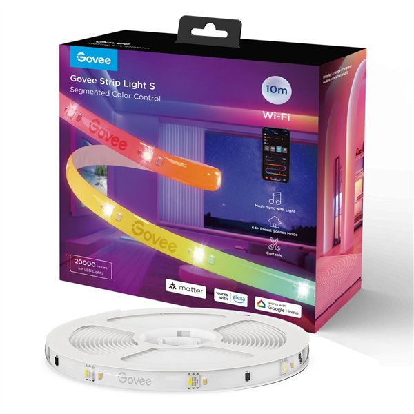 Govee LED strisce luminose Matter ready 10 metri