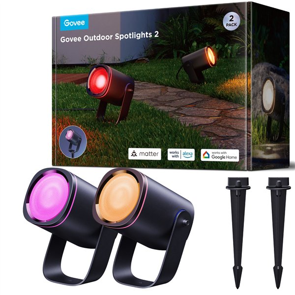 Govee Outdoor Spotlights 2 2er-Pack