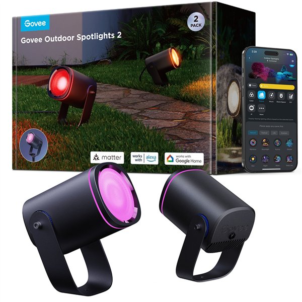 Govee Outdoor Spotlights 2 2er-Pack