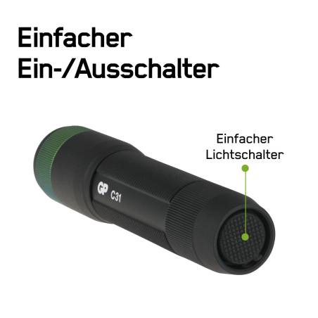 GP torcia elett. C31X  100 Lumen 1 x AA          260GPACT0C31X000