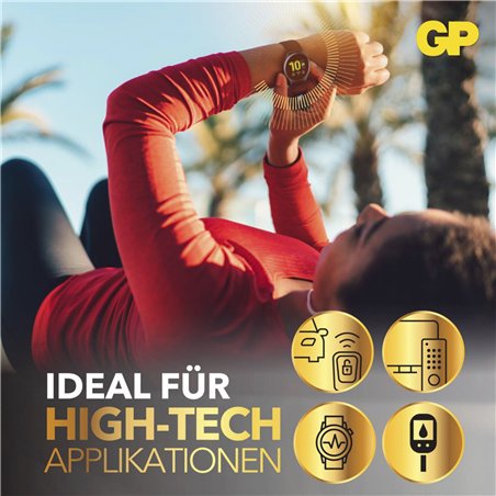 1x5 GP CR 2016 Lithium 3 Volt batt. a bottone        0602016C5