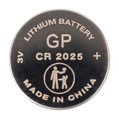 1x500 GP CR2025 Lithium 3V Knopfzelle BULK Schrumpfpack