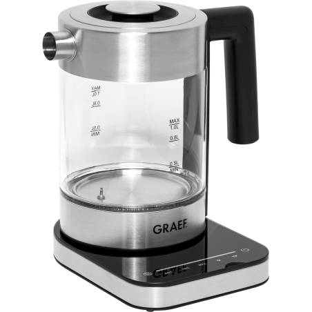 Graef WK 350 bollitore trasparente/inox