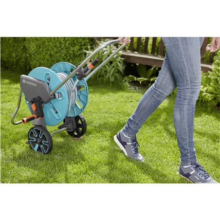 Gardena carrello avvolgitubi AquaRoll M tubo 20 m + access.