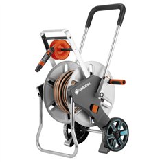 Gardena carrello avvolgitubi AquaRoll M Easy metallo set 2