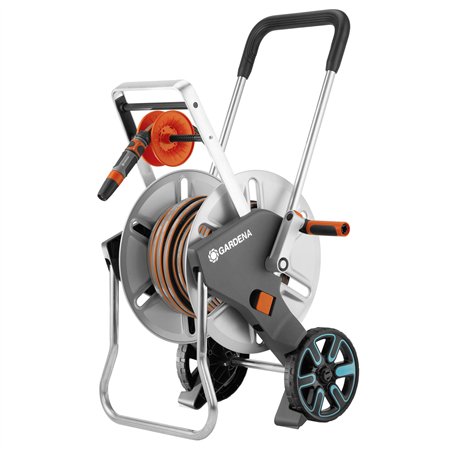 Gardena carrello avvolgitubi AquaRoll M Easy metallo set