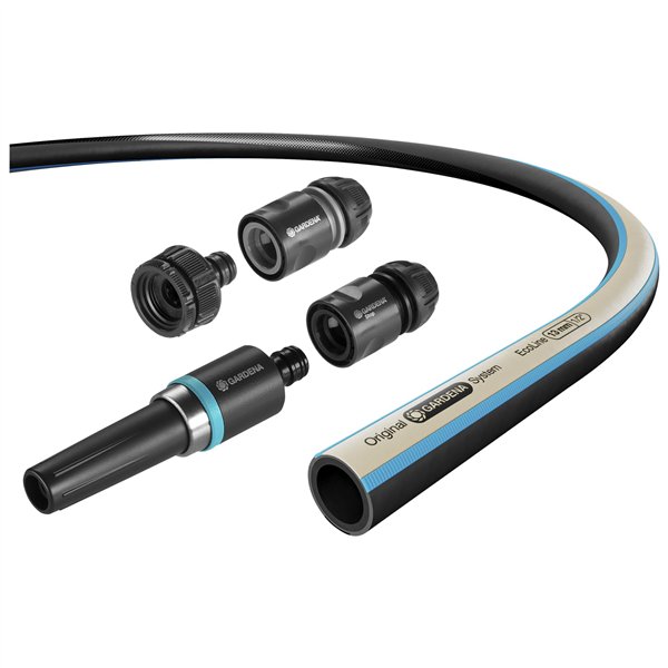 Gardena EcoLine tubo 13 mm 1/2  20m con pezzi del sistema