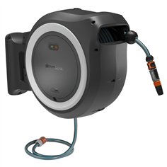 Gardena avvolgitubo parete batt. PowerRoll XXL 18V 40 m