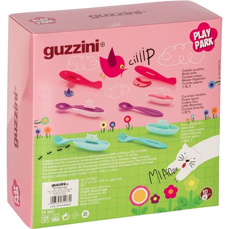 Guzzini PLAYPARK set posatine 3 pz. colori assortiti