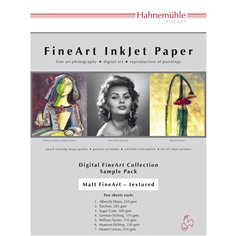 Hahnemühle Digital FineArt A 4 Testpack opaco, strutturato