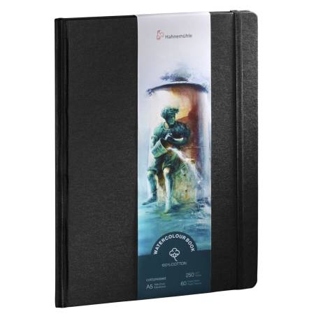 Hahnemühle libro p. acquer. A 5 formato ritratto 60 pagine 250 g