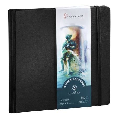 Hahnemühle libro p. acquerelli 19,5 x 19,5 cm 60 pagine 250 g