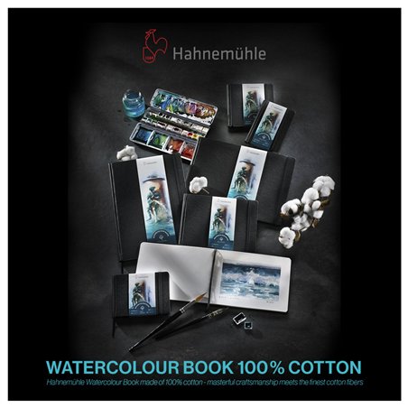 Hahnemühle libro p. acquerelli 19,5 x 19,5 cm 60 pagine 250 g